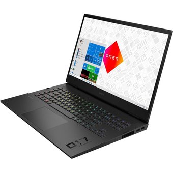  Ноутбук HP Omen 17-ck0045ur 4E1C7EA i7 11800H 16Gb SSD1Tb GeForce RTX3080 16Gb 17.3" IPS QHD (2560x1440) Win11 Home black 
