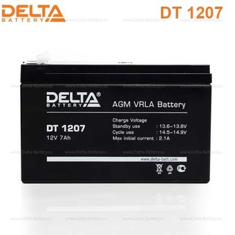  Батарея для ИБП Delta DT 1207 12В 7Ач 