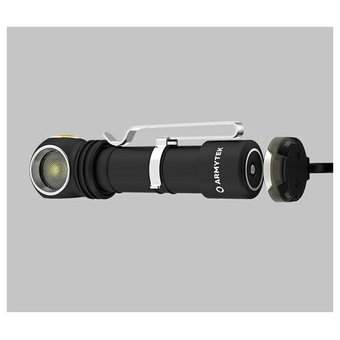 Фонарь Armytek Wizard C2 Pro Nichia Magnet USB черный/желтый (F06801W) 