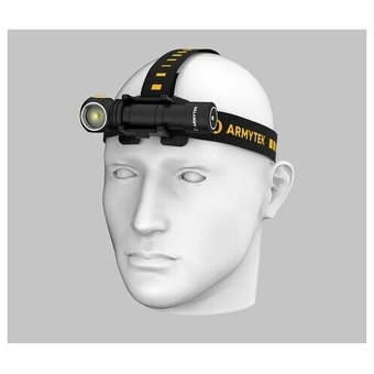 Фонарь Armytek Wizard C2 Pro Nichia Magnet USB черный/желтый (F06801W) 