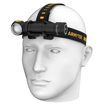  Фонарь Armytek Wizard C2 Pro Max Magnet USB черный/желтый (F06701C) 