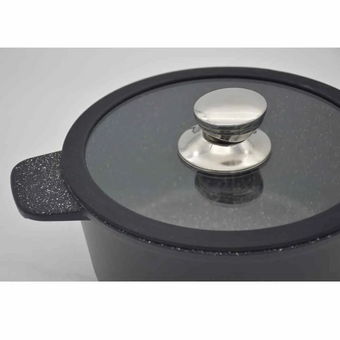  Кастрюля универсальная VICTORIA АЛА DBL08 3,0G Black 3,0л 