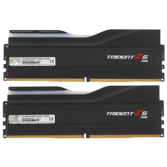  ОЗУ G.SKILL Trident Z5 (F5-6000J3238F16GX2-TZ5RK) RGB 32GB (2x16GB) DDR5 6000MHz CL32 (32-38-38-96) 1.35V / Black 