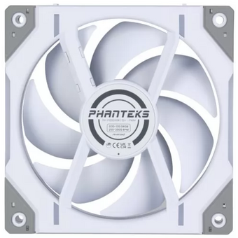  Вентилятор PHANTEKS D30 DRGB Reversed White (PH-F120D30R_DRGB_PWM_WT01) 120x120x30мм (PWM, 250-2000 об/мин, 31.8dBa) 