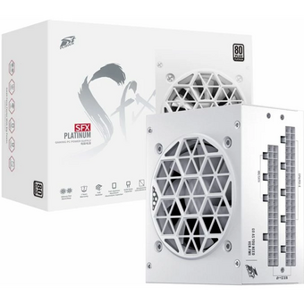  Блок питания 1STPLAYER SFX 750W Platinum White (PS-750SFX-WH) / SFX, APFC, 80 Plus Platinum, LLC+DC-DC, 80mm fan, full modular 