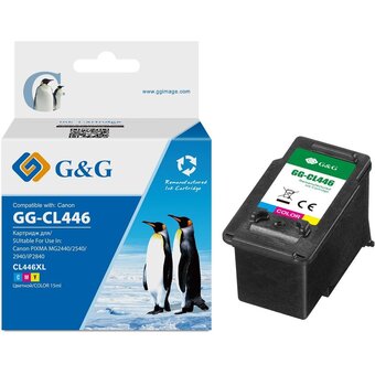  Картридж струйный G&G GG-CL446 многоцветный для Canon Pixma MG2440/2540/2940 
