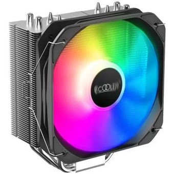  Кулер PCCooler Paladin 400 ARGB S115X/1200/1700/AM4 (TDP 200W, 130mm PWM ARGB FAN, 4 тепловые трубки 6мм, 800-1600RPM, 18-28,6dBa) 
