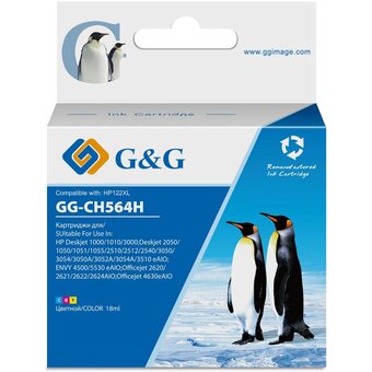  Картридж струйный G&G GG-CH564H многоцветный (18мл) для HP DJ 1050/2050/2050s 