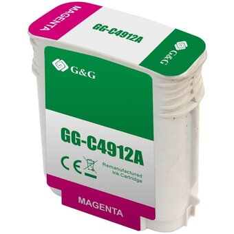  Картридж струйный G&G GG-C4912A 82 пурпурный (72мл) для HP DJ 500/800C 
