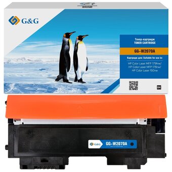  Картридж лазерный G&G GG-W2070A (есть ограничения по прошивке) черный (1000стр.) для HP Color Laser MFP 179fnw/178nw/150nw 