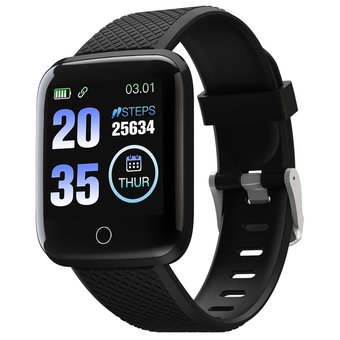  Смарт-часы Digma Smartline H2 1.3" TFT черный (H2B) 