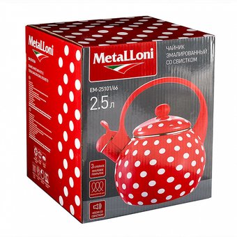  Чайник METALLONI ЕМ-25101/66 2,5 л 