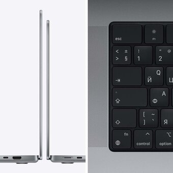  Ноутбук Apple MacBook Pro A2442 (MKGQ3PA/A) 14" Space Grey M1Pro 10CPU/16GPU 16/1TB 