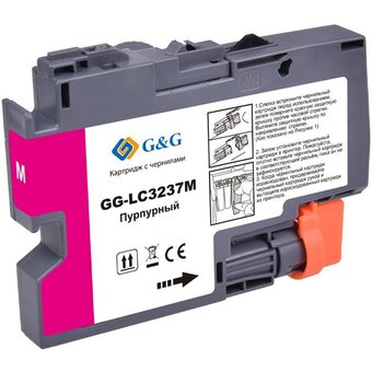  Картридж струйный G&G GG-LC3237M пурпурный (18.4мл) для Brother HL-J6000DW/J6100DW 