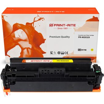  Картридж лазерный Print-Rite TFHBKUYPU1J PR-W2032X W2032X желтый (6000стр.) для HP Color LaserJet M454nw/dn/dw/, MFP M479dw/fdn/fdw 