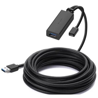  Кабель UGREEN US175 20827 USB 3.0 Extension Cable 10m Black 