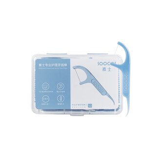  Зубная нить Xiaomi (Mi) SOOCAS Dental Floss Pick (6 pack) 300шт (D1-GL6) голубая 