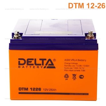  Батарея для ИБП Delta DTM 1226 12В 26Ач 
