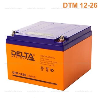  Батарея для ИБП Delta DTM 1226 12В 26Ач 