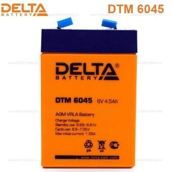  Батарея для ИБП Delta DTM 6045 6В 4.5Ач 