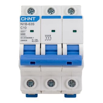  Автоматический выключатель CHINT NXB-63S (296826) 