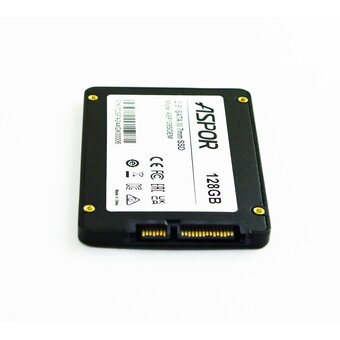  SSD Aspor 4656754799477 2.5" 128GB SATA3 (QLC, YS, R/W 550/470MB/s, Plastic case) OEM 