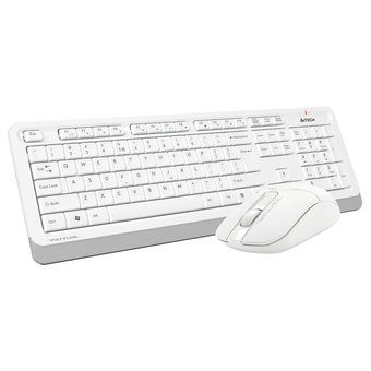  Клавиатура + мышь A4Tech Fstyler FG1012 клав:белый мышь:белый 