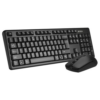 Клавиатура + мышь A4Tech 3330N клав:черный мышь:черный 