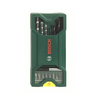  Набор бит и сверл Bosch 2607019579 (15пред.) для шуруповертов/дрелей 