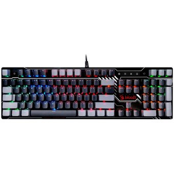  Клавиатура A4Tech Bloody B808N механическая черный/серый 