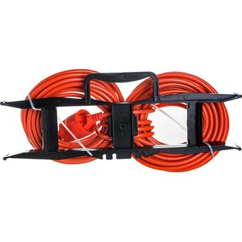  Сварочный удлинитель GLANZEN ER-20-010 силовой 20м на рамке штепс. гнездо ПВС 2*2,5 20м 