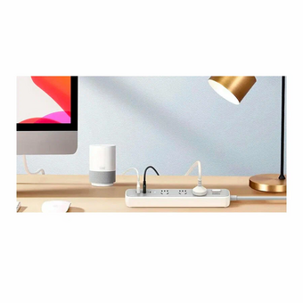  Сетевой фильтр UGREEN CD286 (25357) 30W 3 AC Power Strip with Master Switch (2A1C) EU White 
