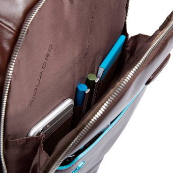  Рюкзак Piquadro Blue Square CA4762B2/MO коричневый натур.кожа 