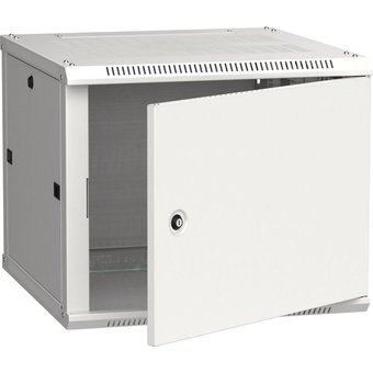  Шкаф коммутационный ITK Linea W (LWR3-06U66-MF) настенный 6U 600x600мм пер.дв.металл серый сталь 