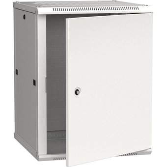  Шкаф коммутационный ITK Linea W (LWR3-18U66-MF) настенный 18U 600x600мм пер.дв.металл серый 