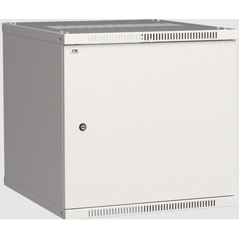  Шкаф коммутационный ITK (LWR3-09U66-MF) настенный 9U 600x600мм пер.дв.металл серый сталь 