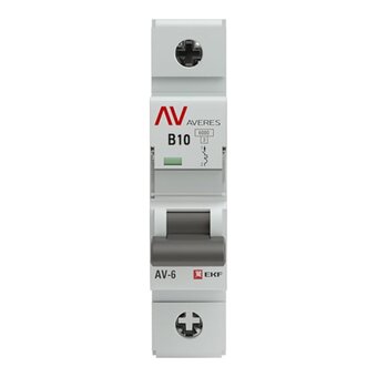  Автоматический выключатель EKF Averes AV-6 (mcb6-1-10B-av) 