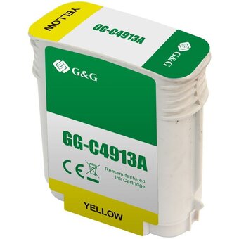  Картридж струйный G&G GG-C4913A 82 желтый (72мл) для HP DJ 500/800C 