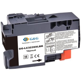  Картридж струйный G&G GG-LC3239XLBK черный (129мл) для Brother HL-J6000DW/J6100DW 