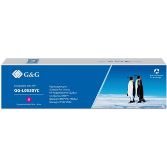  Картридж струйный G&G GG-L0S30YC 976YC пурпурный (245мл) для HP PW Pro 577/552/ Enterprise 556/586 
