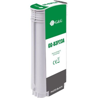  Картридж струйный G&G GG-B3P23A 727 фото черный (130мл) для HP DJ T920/T1500 