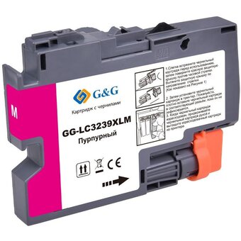  Картридж струйный G&G GG-LC3239XLM пурпурный (52мл) для Brother HL-J6000DW/J6100DW 
