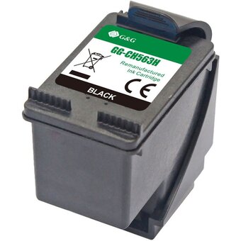  Картридж струйный G&G GG-CH563H черный (18мл) для HP DJ 1050/2050/2050s 