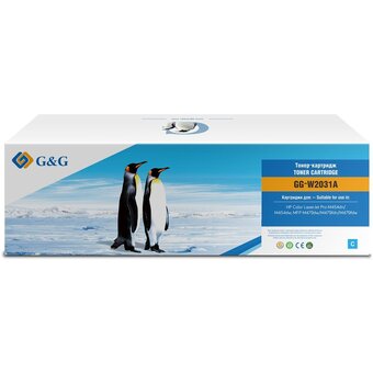  Картридж лазерный G&G GG-W2031A 415A голубой (2100стр.) для HP LJ M454/MFP M479 