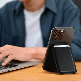  Подставка-картхолдер Satechi Magnetic Wallet Stand ST-VLWK Black 