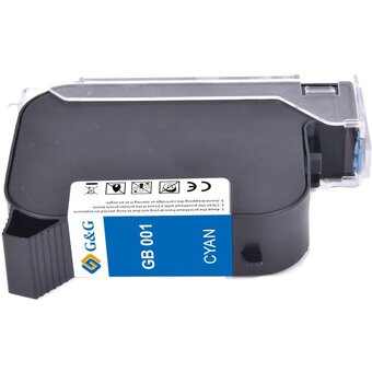  Картридж струйный G&G GB-001C голубой (42мл) для G&G GG-HH1001 