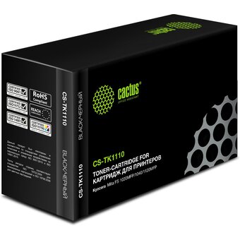  Картридж лазерный Cactus CS-TK1110 черный, 2500 страниц, совместимый для Kyocera FS-1040/1020MFP/1120MFP 