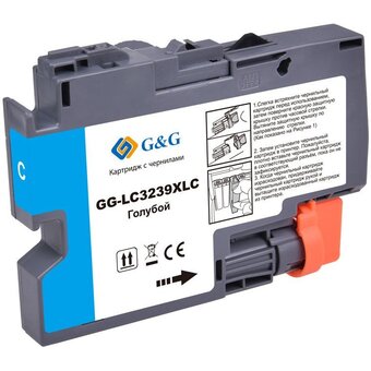  Картридж струйный G&G GG-LC3239XLC голубой (52мл) для Brother HL-J6000DW/J6100DW 