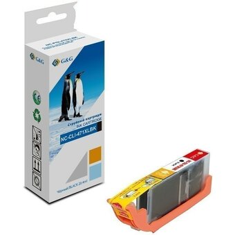  Картридж струйный G&G NC-CLI-471XLBK фото черный (10.8мл) для Canon TS5040/MG5740/MG6840/MG7740 