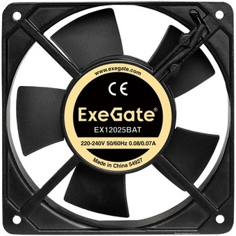  Вентилятор ExeGate EX12025BAT EX289014RUS (120x120x25 мм, 2-Ball, 2200RPM, 33dBA) 
